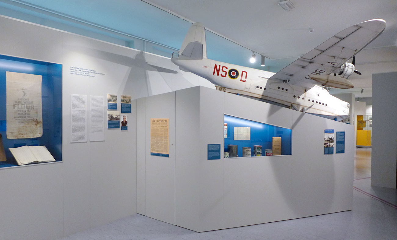 Blick in die Dauerausstellung "You can’t miss Gatow" – Die bewegende Geschichte eines Flugplatzes